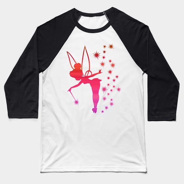 Pink Tink Baseball T-Shirt by ijsw